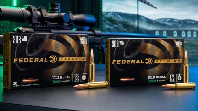 Porovnanie nábojov Federal Gold Medal Match .308 Winchester so strelami 168 a 175 gr.
