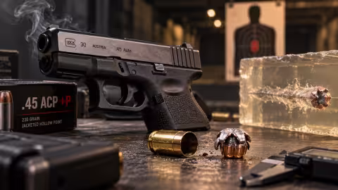 .45 acp fired