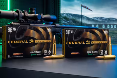 Porovnanie nábojov Federal Gold Medal Match .308 Winchester so strelami 168 a 175 gr.