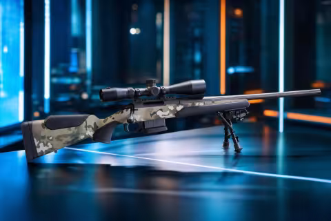 Tikka T3x CTR a Bergara B-14 HMR s optikou na streleckom stole